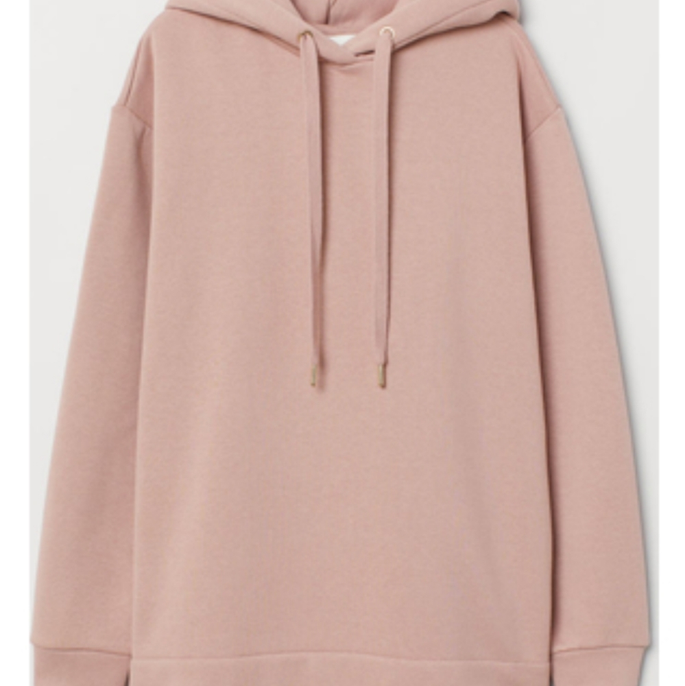 Soft pink/beige hoodie
